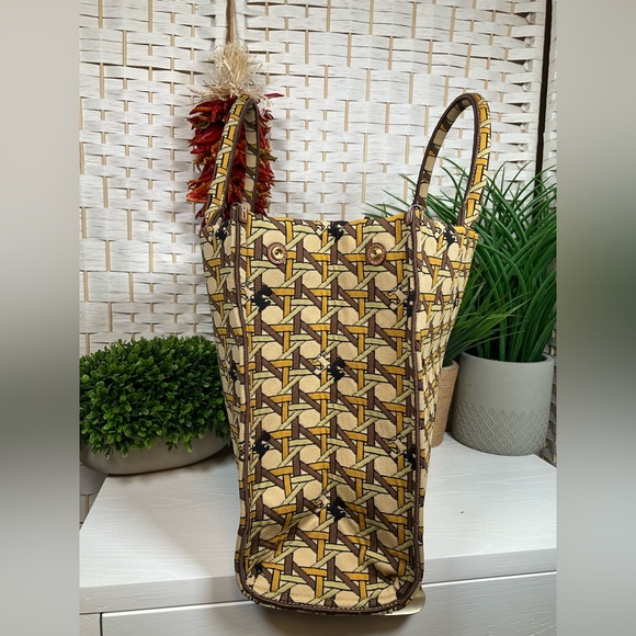 Tory Burch Ella Circular Knit Tote
Color: Tan Basketweave - Picture 10 of 13